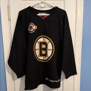 Boston Bruins Pro Player Black and Gold Hockey Jersey
